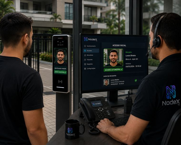 Reconhecimento Facial — tecnologia Nodex TI